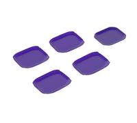 NADCFN Couvercle décoratif de poignée de porte arrière avant extérieure de voiture, compatible avec Jeep compatible avec Wrangler JL 2018-2024.(4 door purple)