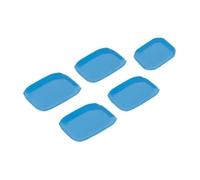 NADCFN Couvercle décoratif de poignée de porte arrière avant extérieure de voiture, compatible avec Jeep compatible avec Wrangler JL 2018-2024.(4 door light blue)