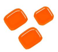 NADCFN Couvercle décoratif de poignée de porte arrière avant extérieure de voiture, compatible avec Jeep compatible avec Wrangler JL 2018-2024.(2 door orange)