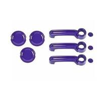 NADCFN Couvercle décoratif de poignée de porte arrière de voiture compatible avec Jeep compatible avec Wrangler JK 2007-2017(Purple for 2 door)