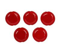 NADCFN Couvercle décoratif de poignée de porte de voiture compatible avec Jeep compatible avec Wrangler JK 2007-2017(Red for 4 door)