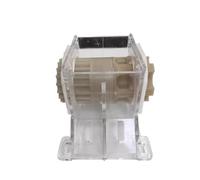 NADCFN épandeurs de Jardin Semoir Transparent à Double Port pour Machine à semer, Accessoires pour Machines agricoles