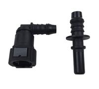 NADCFN Filtre à urée kit 9.89 ID8 Voiture Courbe Ligne de Carburant connecteur Rapide Tuyau d'urée raccords de Tuyau Filtre raccord adapté pour Tuyau de Carburant Filtre Pompe SCR(2 Items A)