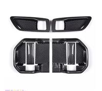 NADCFN Garniture décorative intérieure de poignée de porte, couvercle de porte-gobelet et support pour Toyota support pour Sienna 2021-2025(Front Rear)