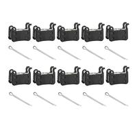 NADCFN Idéal pour Shimano XTR M965 M975 adapté pour Saint M800 adapté pour Deore XT M765 M775 adapté pour SLX M665 M535 plaquette de Frein(20pair Resin 01D)