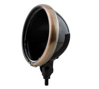 NADCFN Moto Phares Convient Pour Harley5.75 lampe De Moto Phare LED Coque De Lampe Boîtier De Seau Coque De Phare Support Inférieur Plaque Phare Plaque Avant(Clutch Cover)