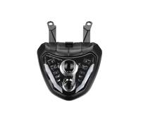 NADCFN Moto Phares Convient pour Yamaha MT07 MT-07 FZ07 2014 2015 2016 2017E-mark phare MT07 lumière LED projecteur phare DRL assemblage Plaque Phare Plaque Avant