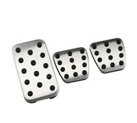 NADCFN Plaquettes de pédales Couvre-pédales de Voiture en Acier Inoxydable pour Honda Civic CRV Jade Accord Elysion Odyssey Couvre pédale de Frein(MT)