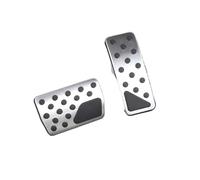 NADCFN Plaquettes de pédales Housse de Protection pour Jeep Grand Cherokee WK2 2011, 2012, 2013, 2014, 2015, 2016, 2017, 2018, 2019, 2020 Couvre pédale de Frein