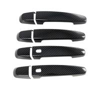 NADCFN Poignée de porte compatible avec Chevrolet Volt D2JC 2016-2019, poignée de porte avec couvercle, accessoires modifiés résistants aux rayures(2 smart carbon fiber)