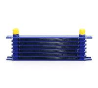 NADCFN Refroidisseur de Transmission Kit De Radiateur De Refroidisseur d'huile Moteur/Transmission Universel Bleu à 7 rangées 10AN-10AN, Type Trust VR5107B