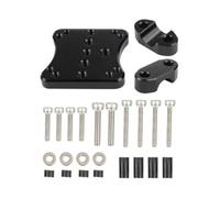 NADCFN Support GPS Moto 12 mm, modèle AMPS, Adaptateur de Support de Base de Pression pour Appareil de Navigation, Exclusif Moto Support de Guidon Support de Navigation