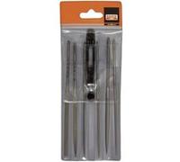 Bahco Jeu de limes aiguilles 2-470-16-1-0 6 pièces 160 mm sacoche en plastique 1 pièce