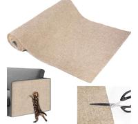 Nadiaen Tapis griffoir pour chat - 30 × 100 cm anti-rayures pour canapés, murs d'escalade, sols et autres meubles (kaki)