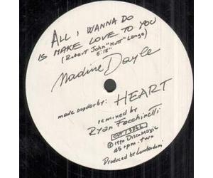 NADINE DOYLE - ALL I WANNA DO IS MAKE LOVE TO YOU 12" SINGLE ITALIAN DISCOMUSIC 1990