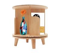 NadineDutol Bibliothèque pivotante à 360 °, étagère de rangement pour enfants et adultes, bibliothèque multifonctionnelle pour enfants et adultes