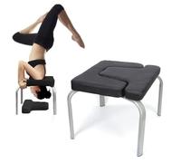 NadineDutol Tabouret de yoga, repose-tête, banc de yoga, banc de fitness, noir, banc de yoga pour salle de gym, assemblage amovible 43 x 42 x 37 cm, charge maximale 200 kg