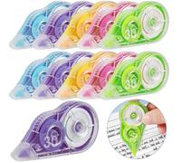 Nadinsta 10 Pièces 30m x 5mm Rubans Correcteurs, 5 Souris Correcteur Blanc Ruban, Roller de Correction avec Capuchon Protecteur pour Effacer Corriger Fournitures Scolaires école Bureau