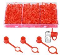 Nadinsta 210 pièces Bouchon de Graisseur en Plastique, M6 M8 M10 Bouchon de Graisseur Bouchon de Protection, Assortiment de Capuchons Mamelons de Graisseur pour la Plupart des Camions de Moto