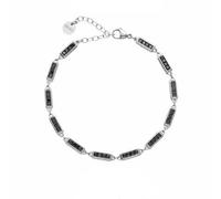 NADIR Liujo MLJ618 Bracelet Homme Chaîne Acier Noir