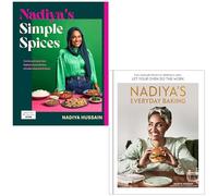 Nadiya’s Simple Spices & Nadiya's Everyday Baking By Nadiya Hussain 2 Books Collection Set