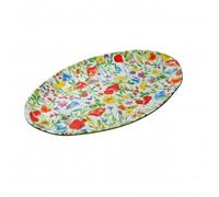 Nador Flores Plat Ovale en mélamine Multicolore 0,1 x 0,1 x 0,1 cm