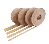 NADOtec Ruban d'étanchéité en liège compressé naturel - 8 mm x 2 mm - Rouleau de 10 m - Environ 220 kg/m³ - Autocollant d'un côté