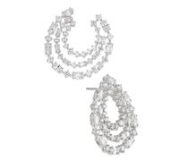 NADRI RSVP Boucles d'oreilles créoles pour mariage, bijoux de mariage, boucles d'oreilles pendantes pour demoiselle d'honneur, Métal, Pas de gemme
