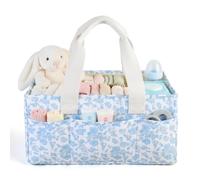 NADSSJL Organiseur de table à langer, panier à langer pour station à langer, organiseur élégant pour les fournitures de bébé, cadeau indispensable de naissance et pour la liste de souhaits de bébé