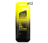 Naak Boost Energy™ Energy Gels Box Neutral Flavour 40g 12 Units Clair Multicolor