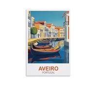 NAEGV 5D Diamond Painting Aveiro Portugals Enfant Diamant Kits de Broderie au Point de Croix Diamant Strass Point de Croix Painting pour Murale Décoration 50x60CM