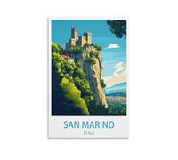 NAEGV 5D Diamond Painting Saint-Marin Italie Kit de peinture diamant - Images en cristal - Strass - Broderie - Kit de bricolage - Décoration murale 30x40CM