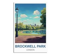 NAEGV 5D DIY Diamant Painting Kit Complet Brockwell Park Londres DIY Diamant Painting Kit,pour Débutant Maison Décoration 40x50cm