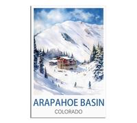 NAEGV DIY Diamond Painting Adulte Bassin d'Arapahoe, Colorado Point de Croix Cristal Painting, Peinture à Strass Ronds avec Diamants, Art Diamant pour Murale Décoration 40x40cm