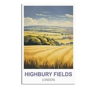 NAEGV Kit de Peinture Diamant 5D Highbury Fields Londres peinture diamant art diamant, peinture artisanale pour décoration murale d'intérieur 40x40cm