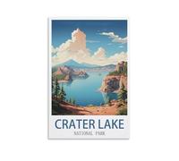 NAEGV Kit de peinture par numéros Parc national du Cratère Peinture à l'huile sur toile pour enfants et adultes débutants - Décoration d'intérieur 50x60cm