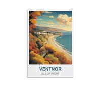 NAEGV Kits de broderie diamant pour adultes,Ventnor Isle of Wight Peinture diamant 5D pour adultes, broderie complète à faire soi-même, décoration d'intérieur 40x40cm