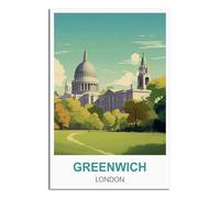 NAEGV Kits de Peinture Diamant Greenwich Londres DIY Diamond Painting, Complet de Peinture Diamant,Peinture Diamant pour Adultes, Décoration Murale Maison 40x50cm