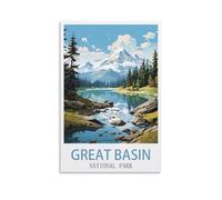 NAEGV Peinture par Numéros pour Adulte Parcs nationaux du Grand Bassin DIY Peinture Acrylique pour Adultes Enfants débutants Facile sur Toile 30x40cm