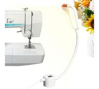 Näh Lampe | Magnetische LED Leuchte | Flexible Schwanenhals Arbeitslampe | USB Nähmaschinen Licht mit 30 LED Perlen Augenfreundliche Beleuchtung 360° Drehbar für Nähen Lesen Handarbeit Büro Schlafzimm