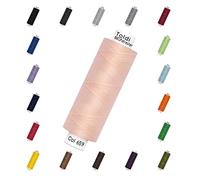 Nähmit Fil à coudre polyvalent Gütermann Toldi - 500 m de fil pour machine à coudre + carte de couleur gratuite (13-659 - rose clair)