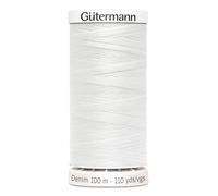 Nähmit Gütermann DENIM Fil à coudre en jean de qualité supérieure et résistant à la déchirure 100 m + carte couleur gratuite (A03-1016)