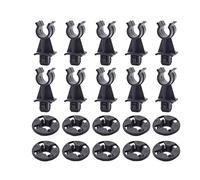 Naemriee 10 Ensemble de Retenue pour Dualis J10 Navara D40 R51 Support de Capot de Capot Tige D'Aiguillage Pince Clip Titulaire