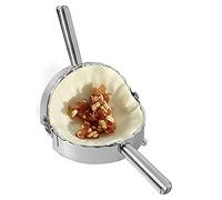 Naemriee Grande Machine à Boulettes en Acier Inoxydable 2-en-1 Coupe-Pâte/Moule à Boulettes