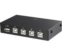 NAERYUT-4 Ports Switch Usb 2.0 Noir