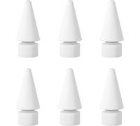 NAERYUT-6 Pack Replacement Stylus Tips For Apple Pencil 1St Generation And 2Nd Generation Compatible With Ipad Pencil.