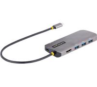 NAERYUT-Adaptateur Multiport Usb C-Hdmi 4K60Hz,Hub Usb A 3.2,5Gbps À 3 Ports-100W Pd Passtrough-Dock Usb C Avec Câble De 30Cm-Station D'Accueil Pc Portable (127B-Usbc-Multiport)