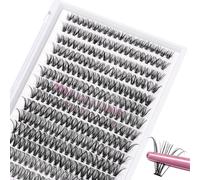 Naeryut-False Eyelashes,280 Individual Lash Lashes Diy Eyelash Extensions,Cluster Lashes,Thin Tape Eyelash Extensions Easy To Apply At Home Lashes 30d-D-0.07-10 Mm