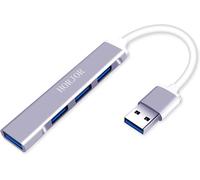 NAERYUT-Hub 4 En 1 Adaptateur Multiport Avec 1 Port Usb 3.0 Et 3 Ports 2.0,Séparateur Dongle Pour Macbook Pro/Air,Ordinateur Portable,Imac,Ipad,Galaxy,Clavier,Souris