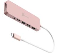NAERYUT-Usb-C Multi-Port Hub With Power Delivery With 4K Hdmi/2 Usb-A 5Gbps/Pd 100W Charging Sd&Micro Sd/3.5Mm AudioFor Macbook Pro&Air/Ipad Pro/Imac/Surface/Xps/Thinkpad/Galaxy/And More(Jcd373Er)